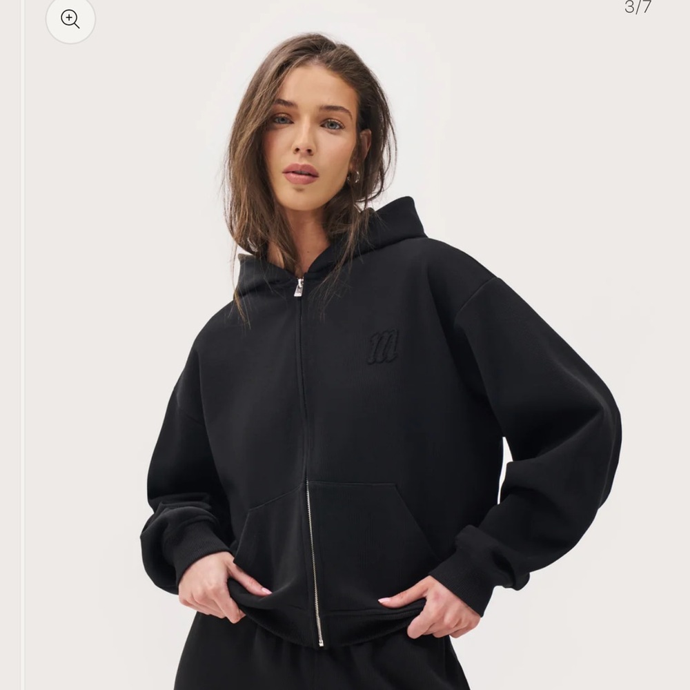 Women's Black Hoodie Jacket
